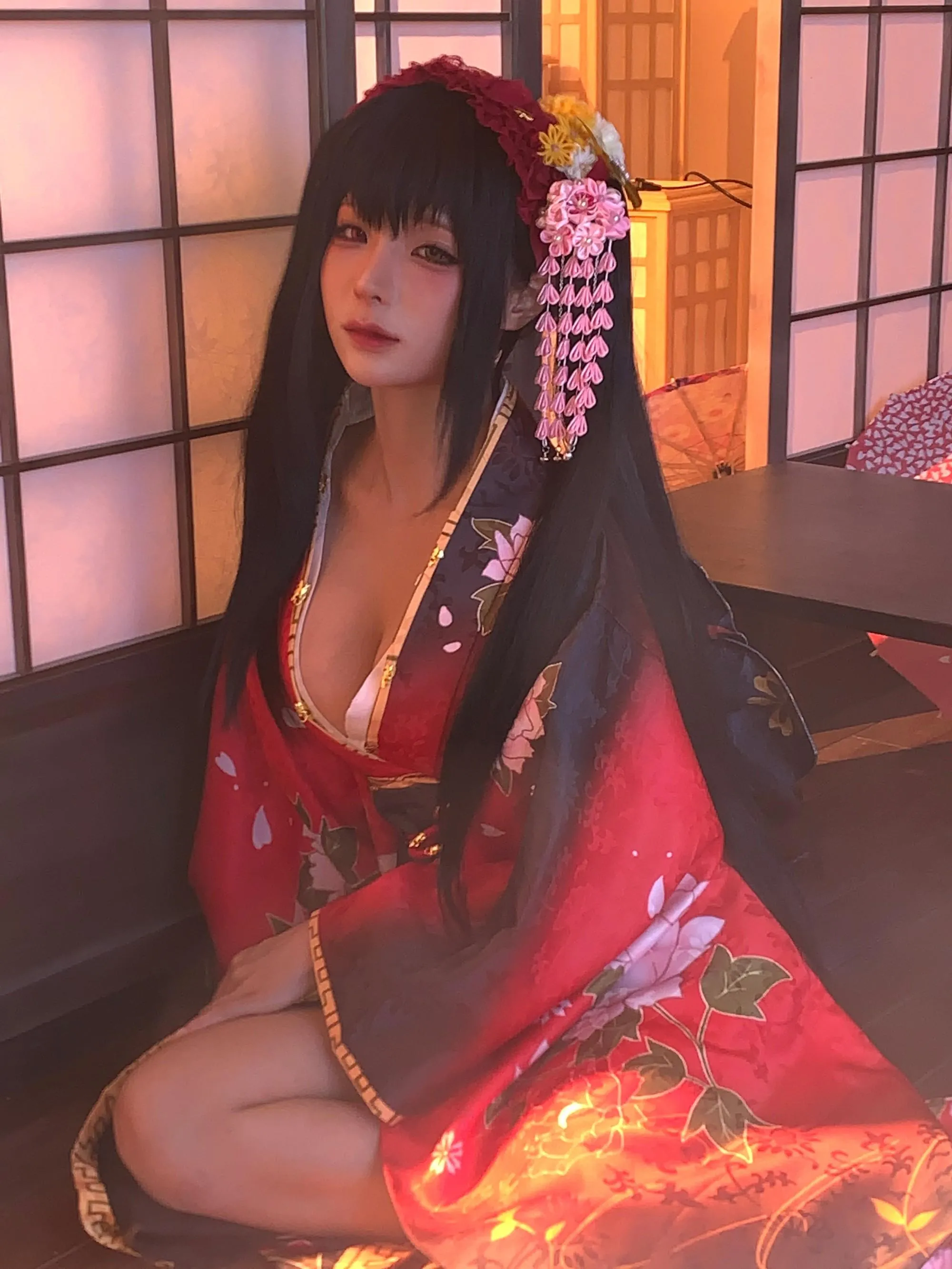 蠢沫沫 – NO.304 狂三和服cos-狂三 花絮 [114P]插图9